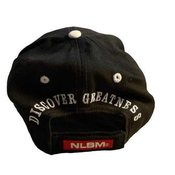 #4640 American Giants Chicago NLBM hat/cap black snap back Billings autographe - Picture 2 of 8